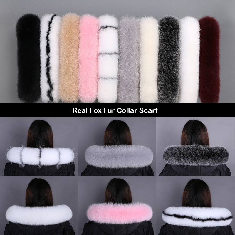 Winter Clothing Items - Женский роскошный шарф из натурального Лисьего