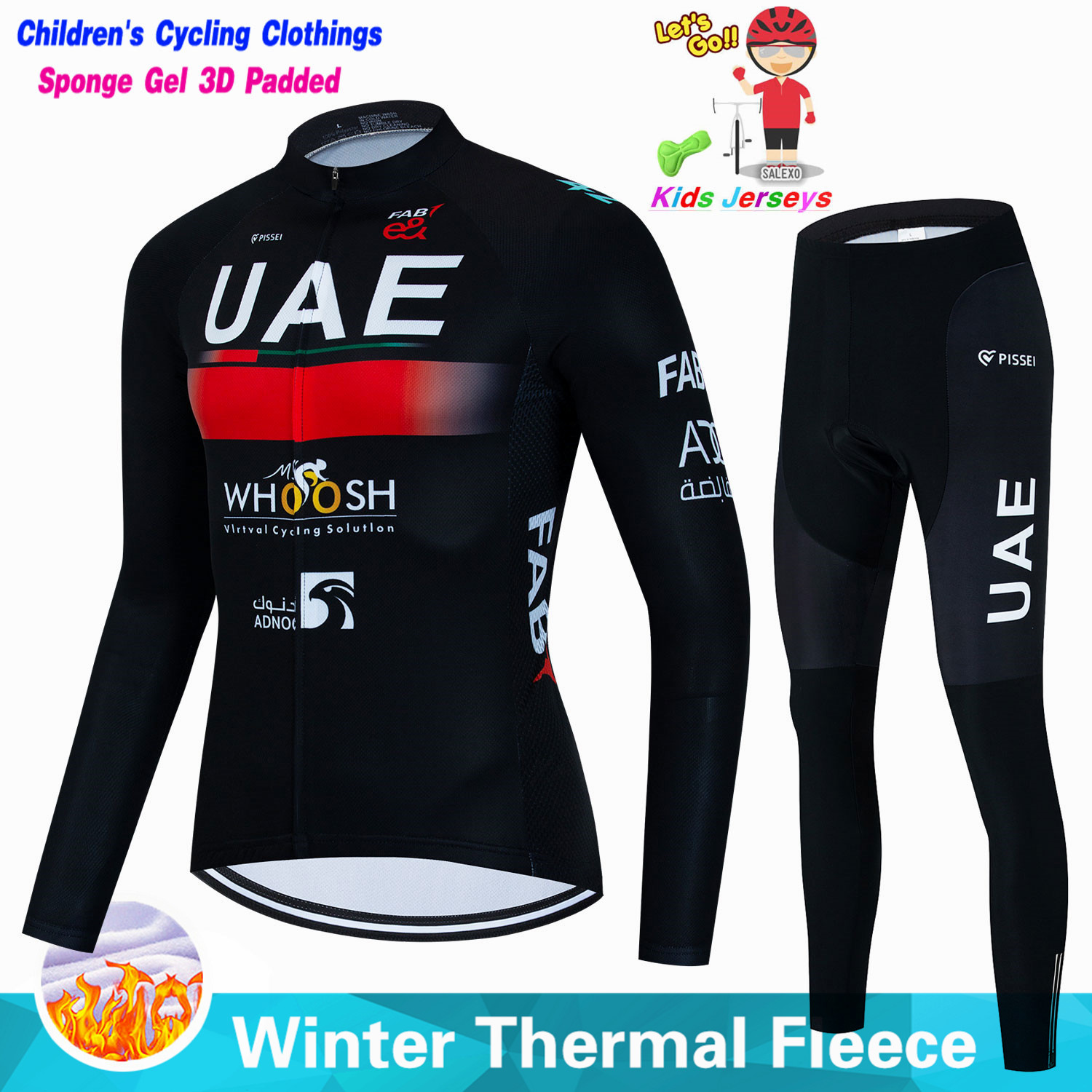 Winter Clothing Kids Sale - Uae Детские зимние флисовые комплекты велосипедного
