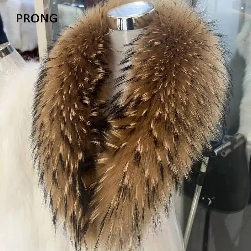 Winter Clothing Items - Воротник из натурального меха енота шарф