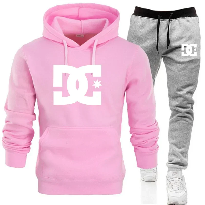 Winter Clothing Fashion - Комплект мужской толстовки-пуловера и повседневных брюк
