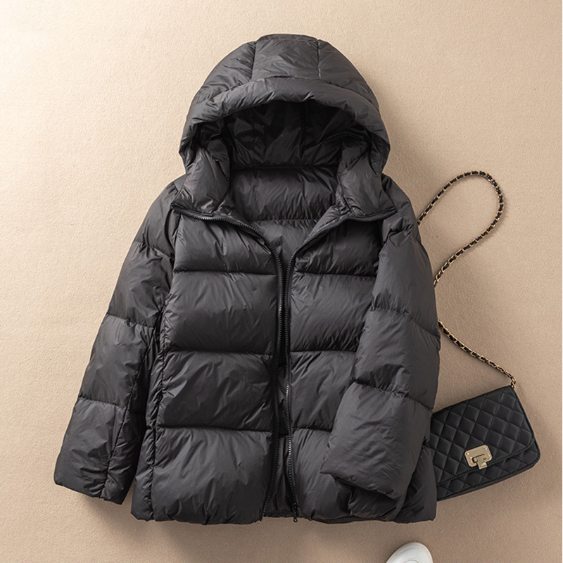 Puffer Jacket Women Down - Зимнее женское пальто с утиным пухом,