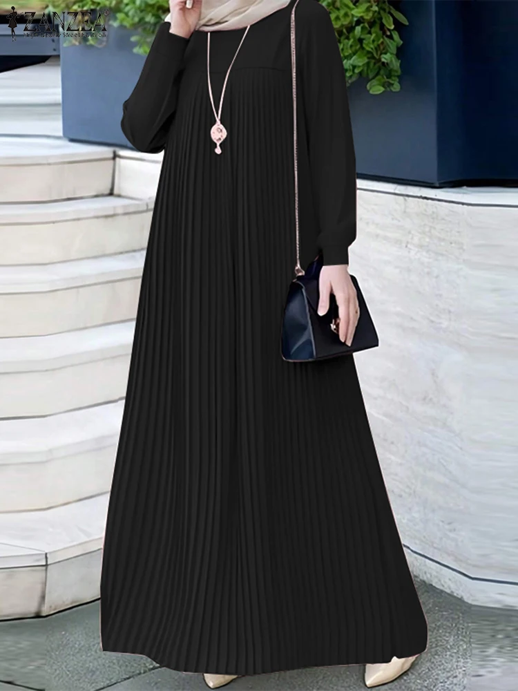 Winter Clothing Dubai - ZANZEA мусульманское платье-хиджаб Абая 2022, женское