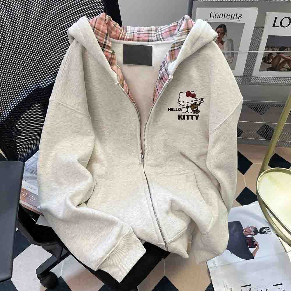 Winter Clothing Items - Женская толстовка с капюшоном Hello Kitty,