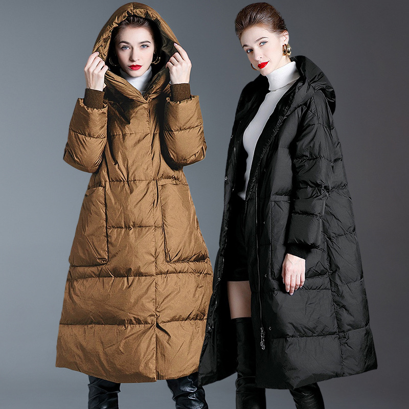 Puffer Jacket Women Down - Роскошный высококачественный стеганый пуховик, теплая зимняя