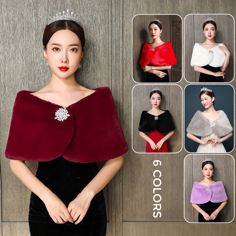 Winter Clothing Items - Женская свадебная шаль, свадебная накидка из