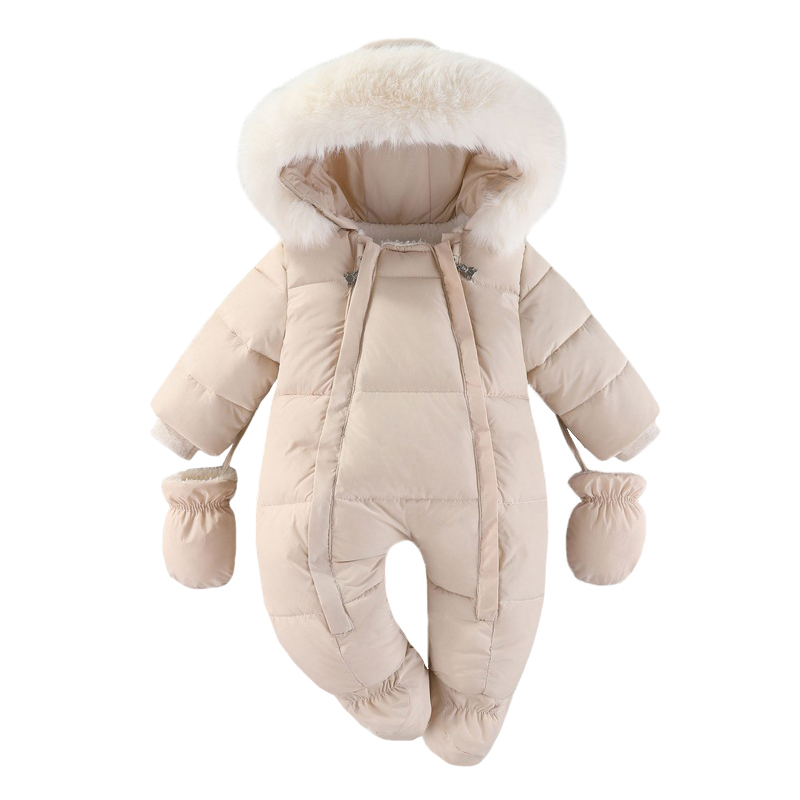 Winter Clothing Newborn - Зимний комбинезон для новорожденных с перчатками,