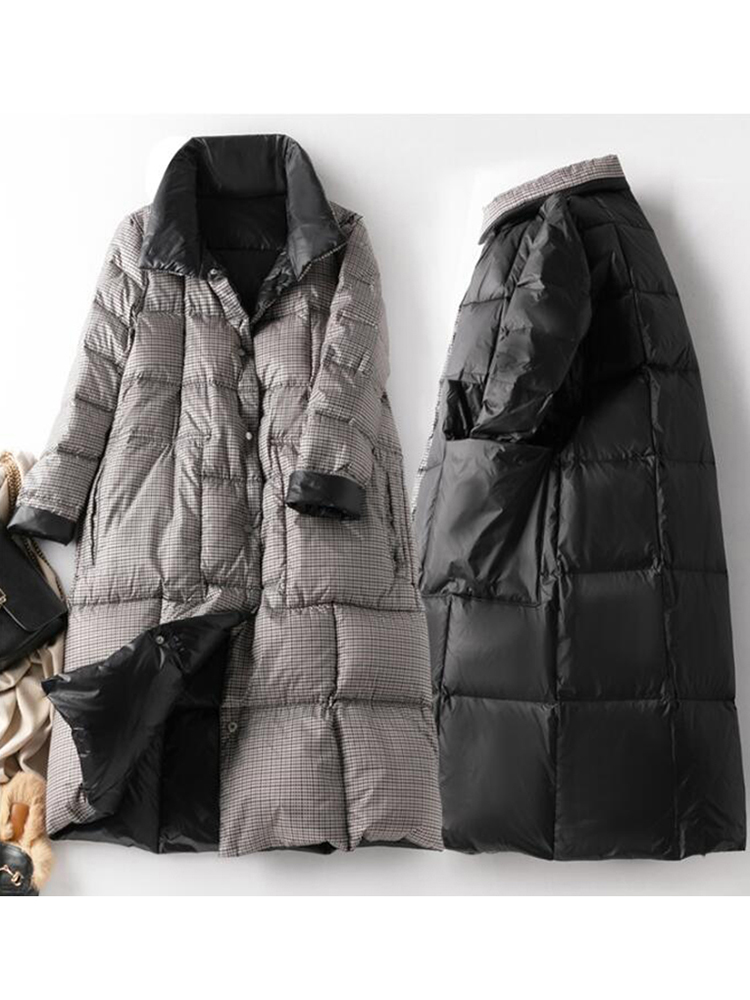 Зимние длинные пуховики SEDUTM – обзор и цена Puffer Jacket Women Down