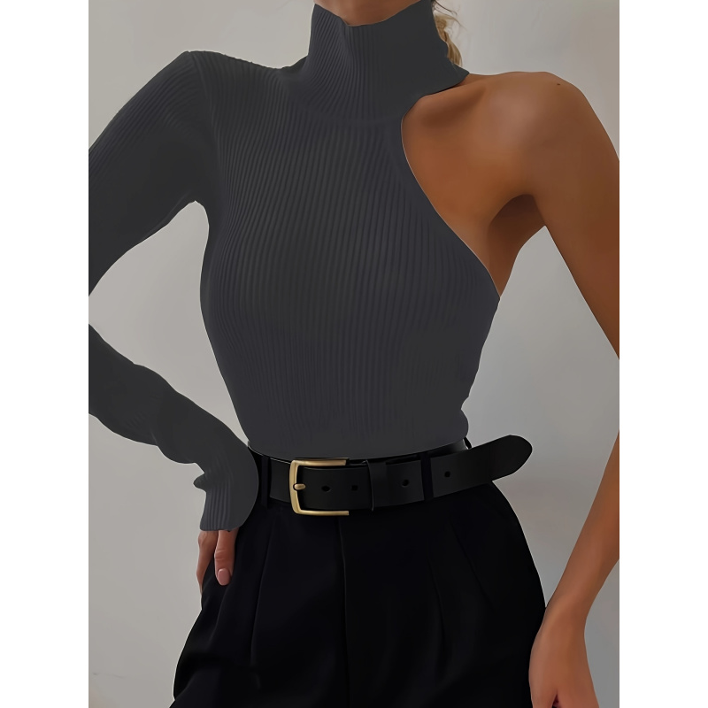 Однотонное асимметричное боди  – обзор и цена Winter Clothing For Women