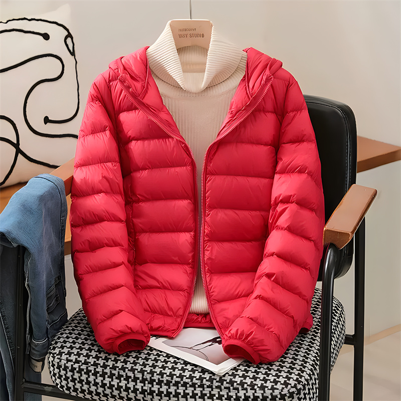 Женская приталенная куртка-пух – обзор и цена Puffer Jacket Women Down