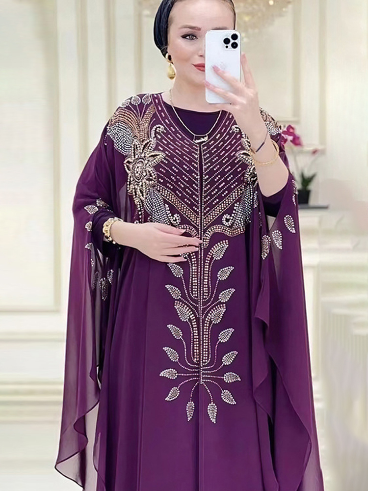 Шифоновый бубу, мусульманская  – обзор и цена Winter Clothing Dubai